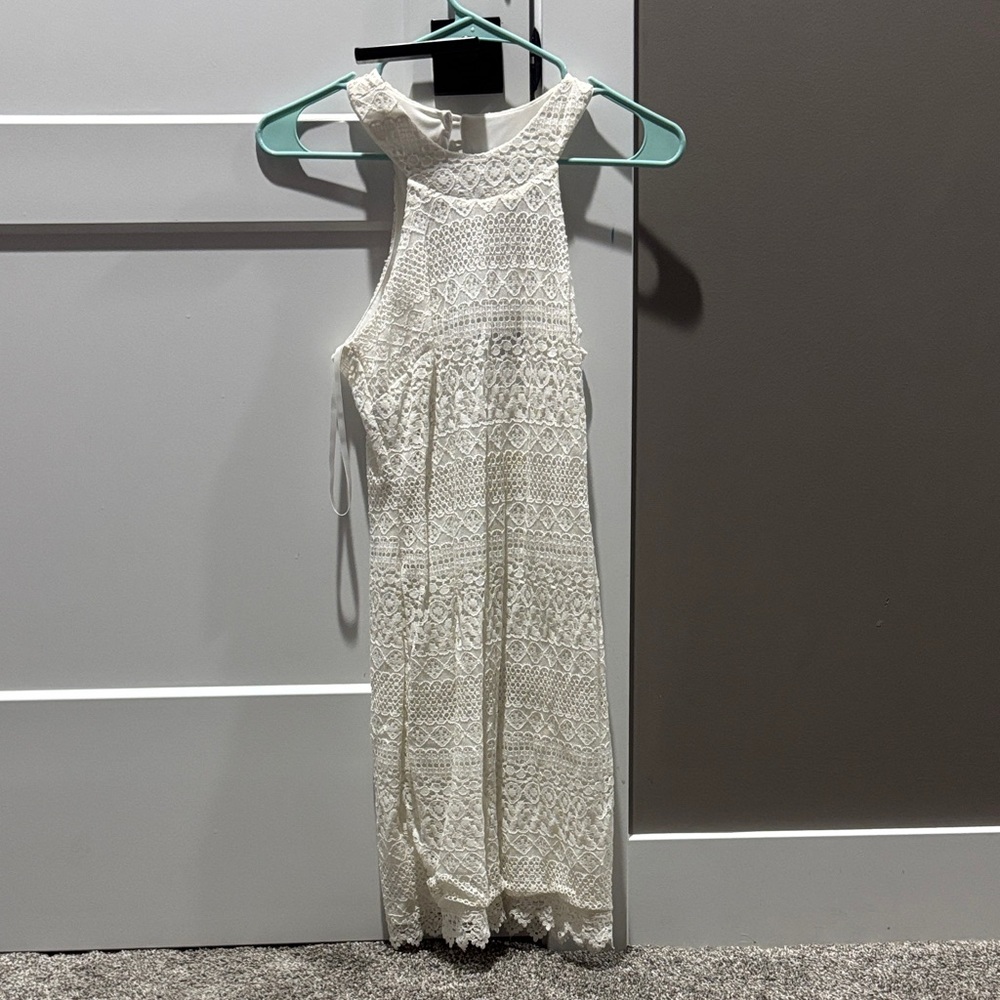 Jodi Kristopher Ivory Lace Gown
